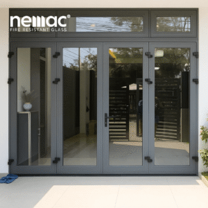 Single Swing Fire-Resistant Glass Door EI60