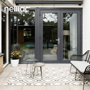 Single Swing Fire-Resistant Glass Door EI30