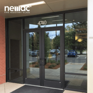 2-Way Double Fire-Resistant Glass Door EI70